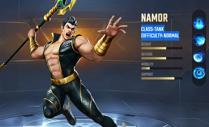 Namor Skills