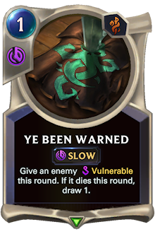 Ye-Been-Warned