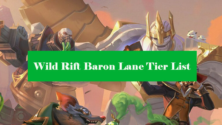 Wild Rift Baron Lane Tier List - Zathong