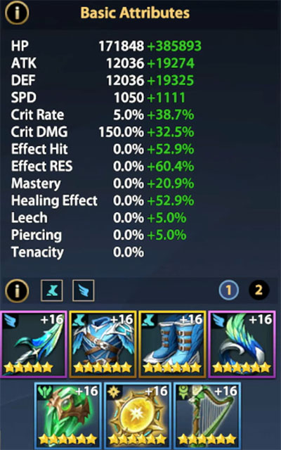 infinite-magicraid-luna-equipment-artifacts